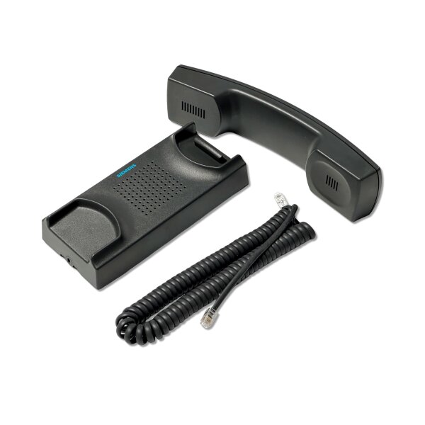 PC - Telefon schwarz H&ouml;rer mit Auflage Siemens